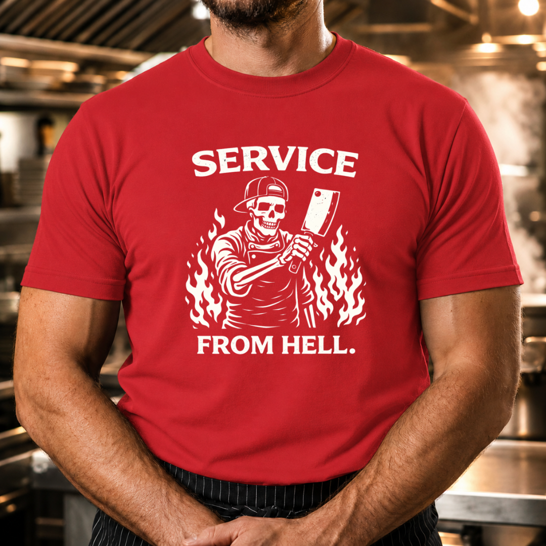 Service from Hell -  Skeleton T-shirt