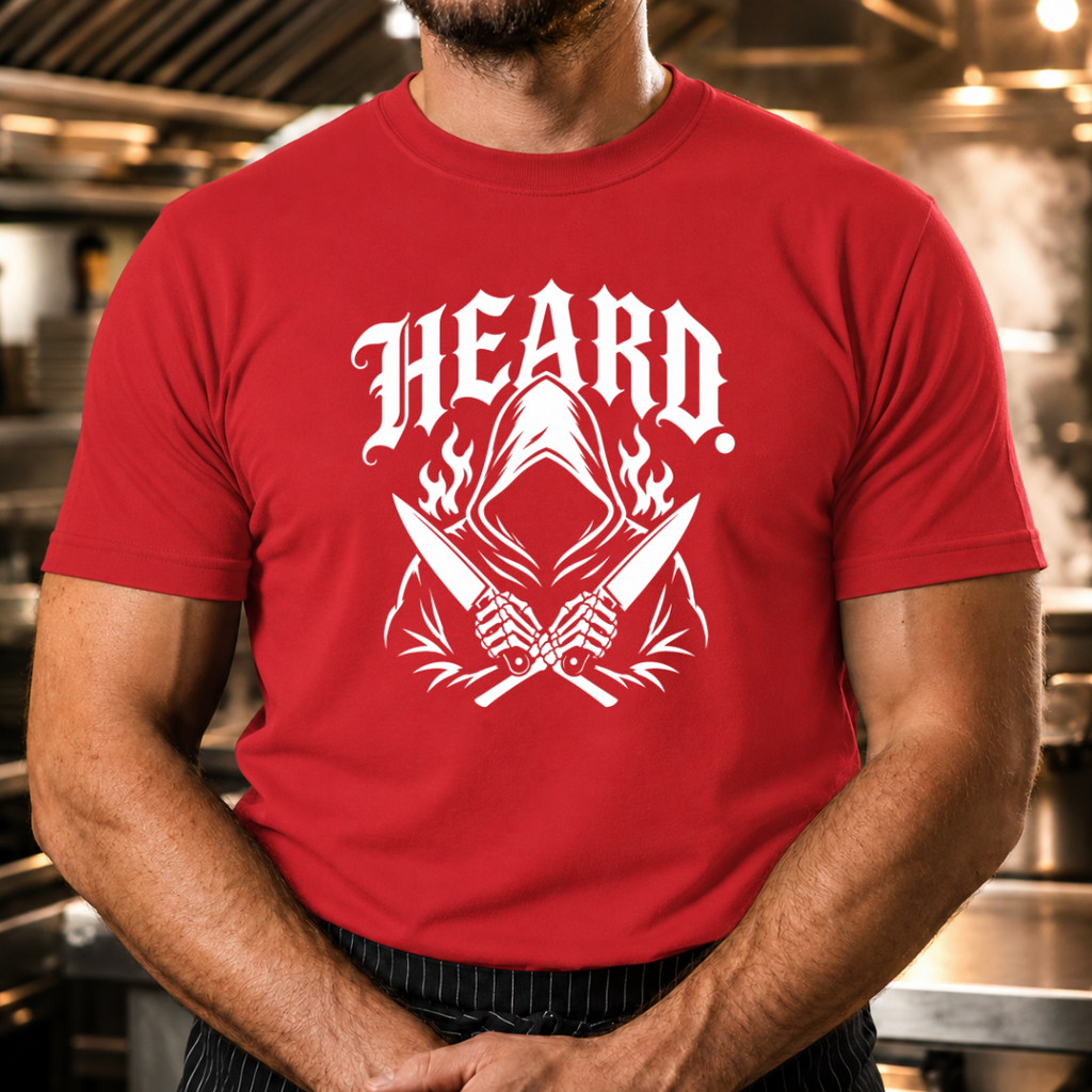Heard. Grim Reaper Chef Knives Tshirt