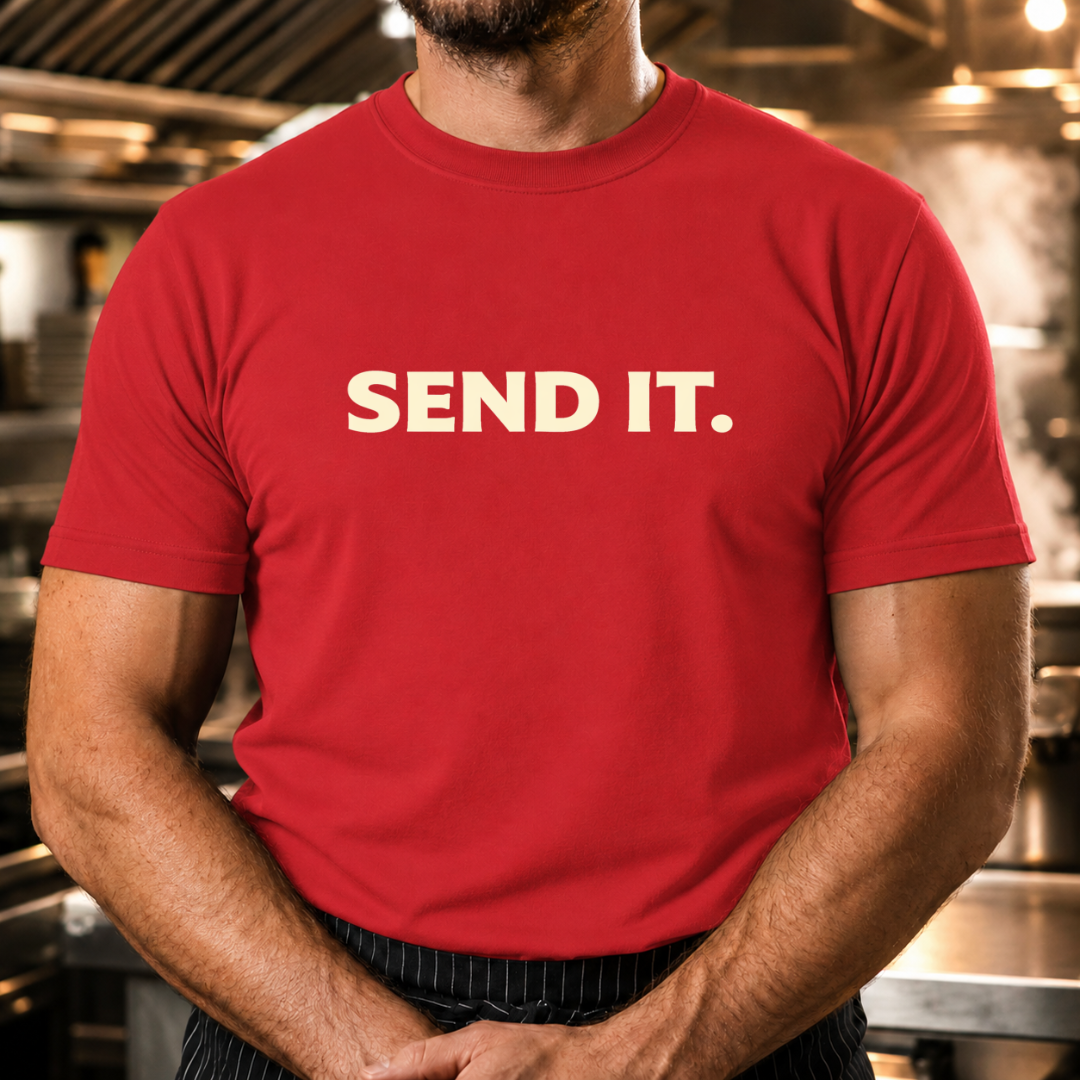 Send It. Bold Text T-shirt