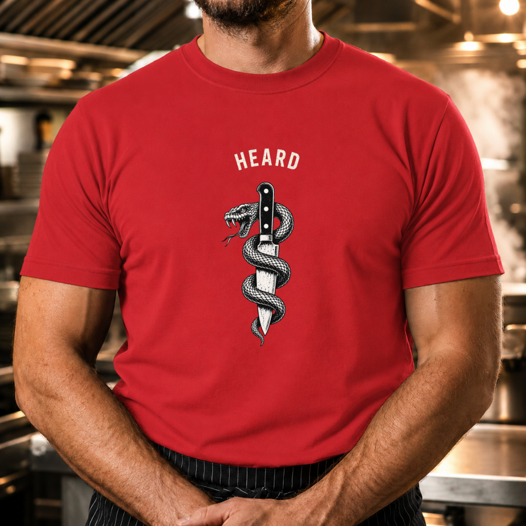 Heard - Snake & Chef Knife Tshirt
