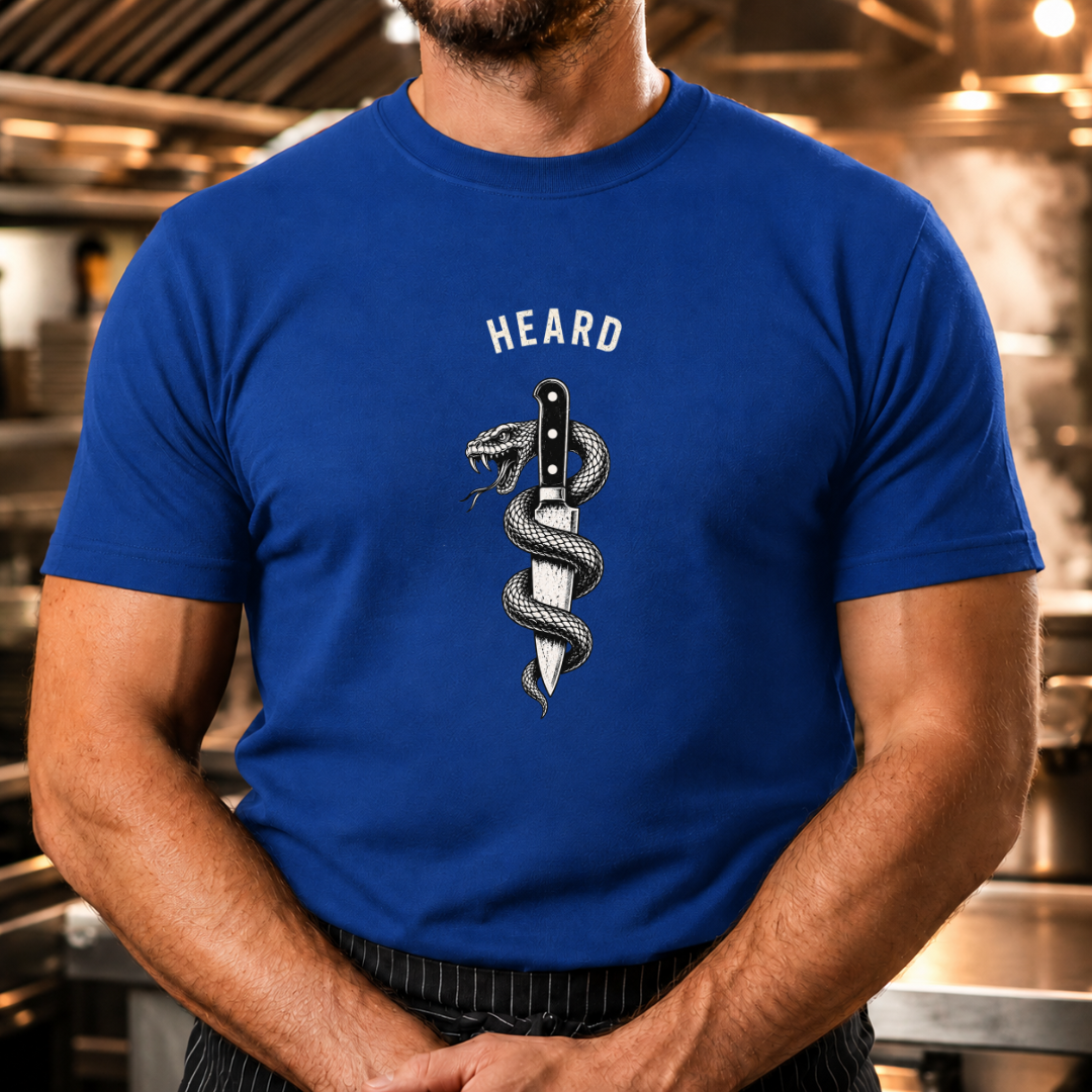 Heard - Snake & Chef Knife Tshirt