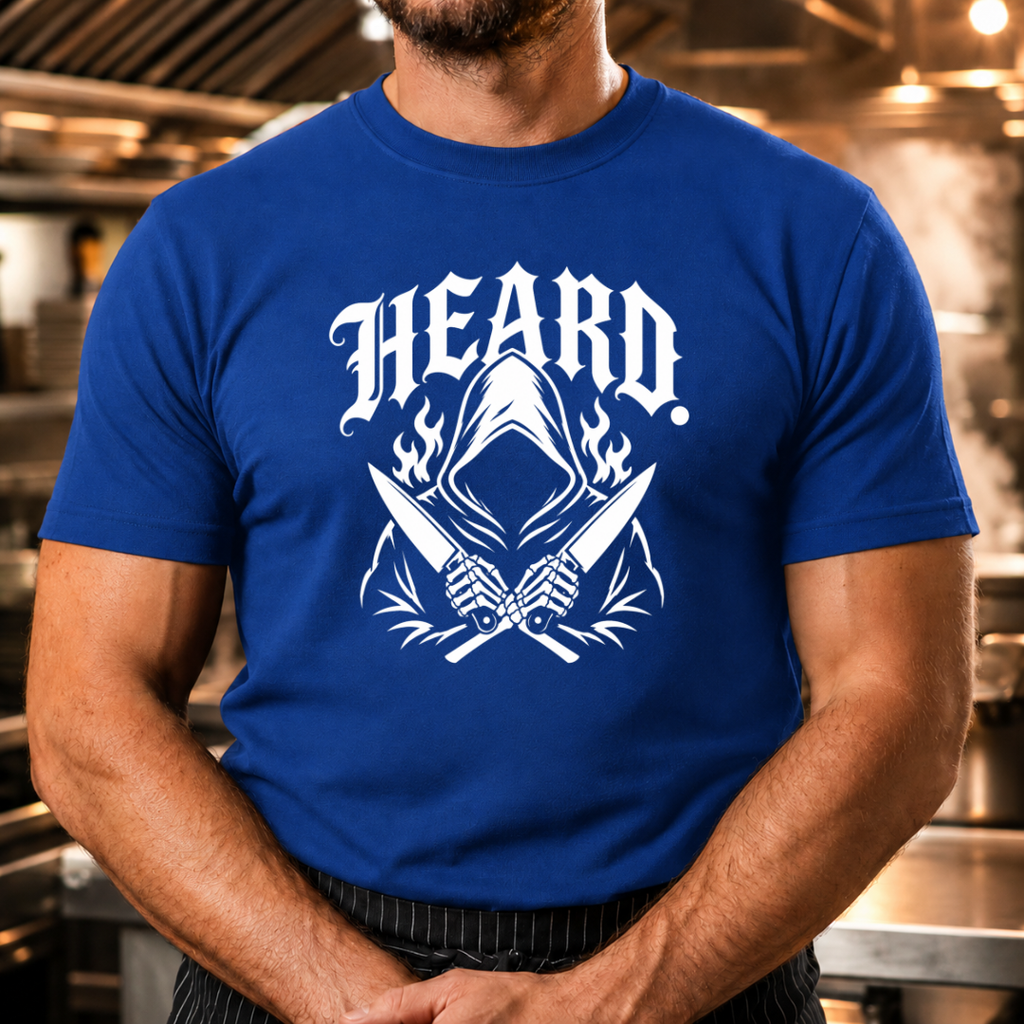 Heard. Grim Reaper Chef Knives Tshirt