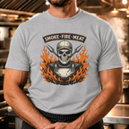 Smoke Fire Meat - Skull T-shirt