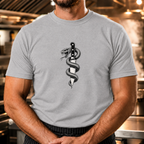 Snake & Chef Knife Tshirt