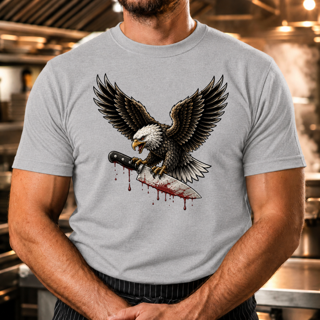 Eagle & Chef Knife Tshirt