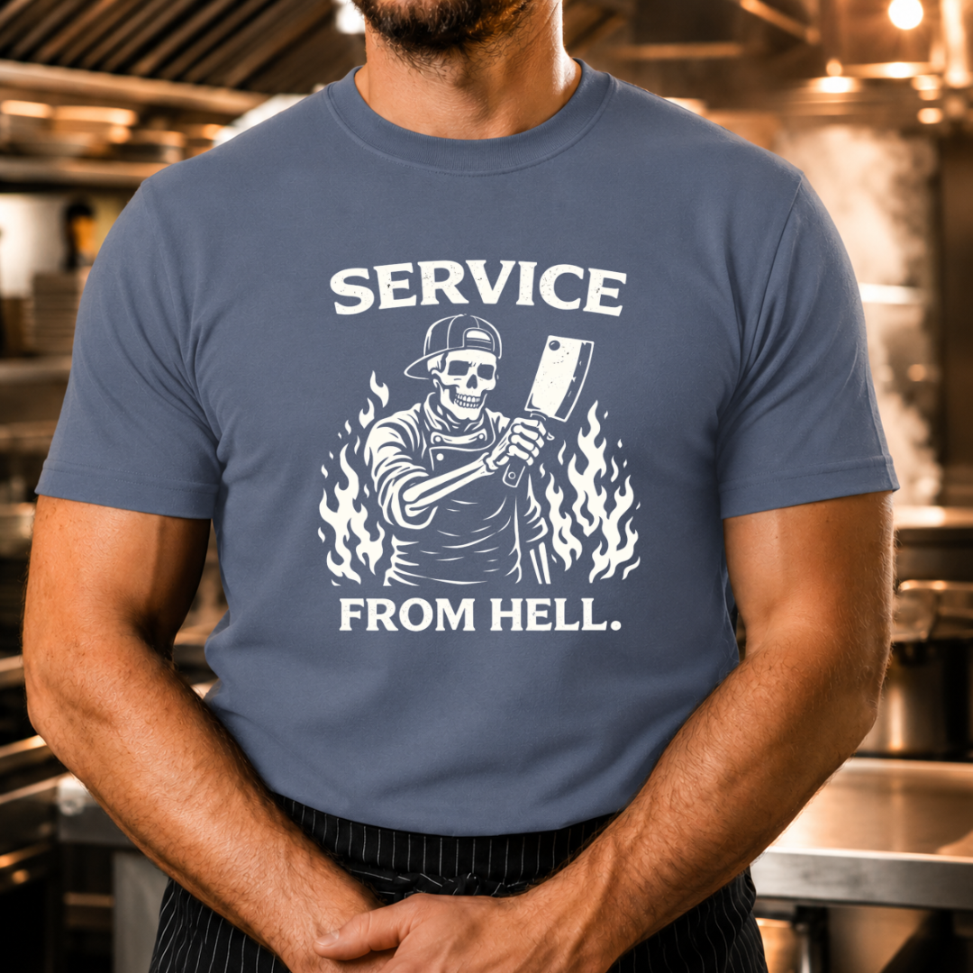 Service from Hell -  Skeleton T-shirt