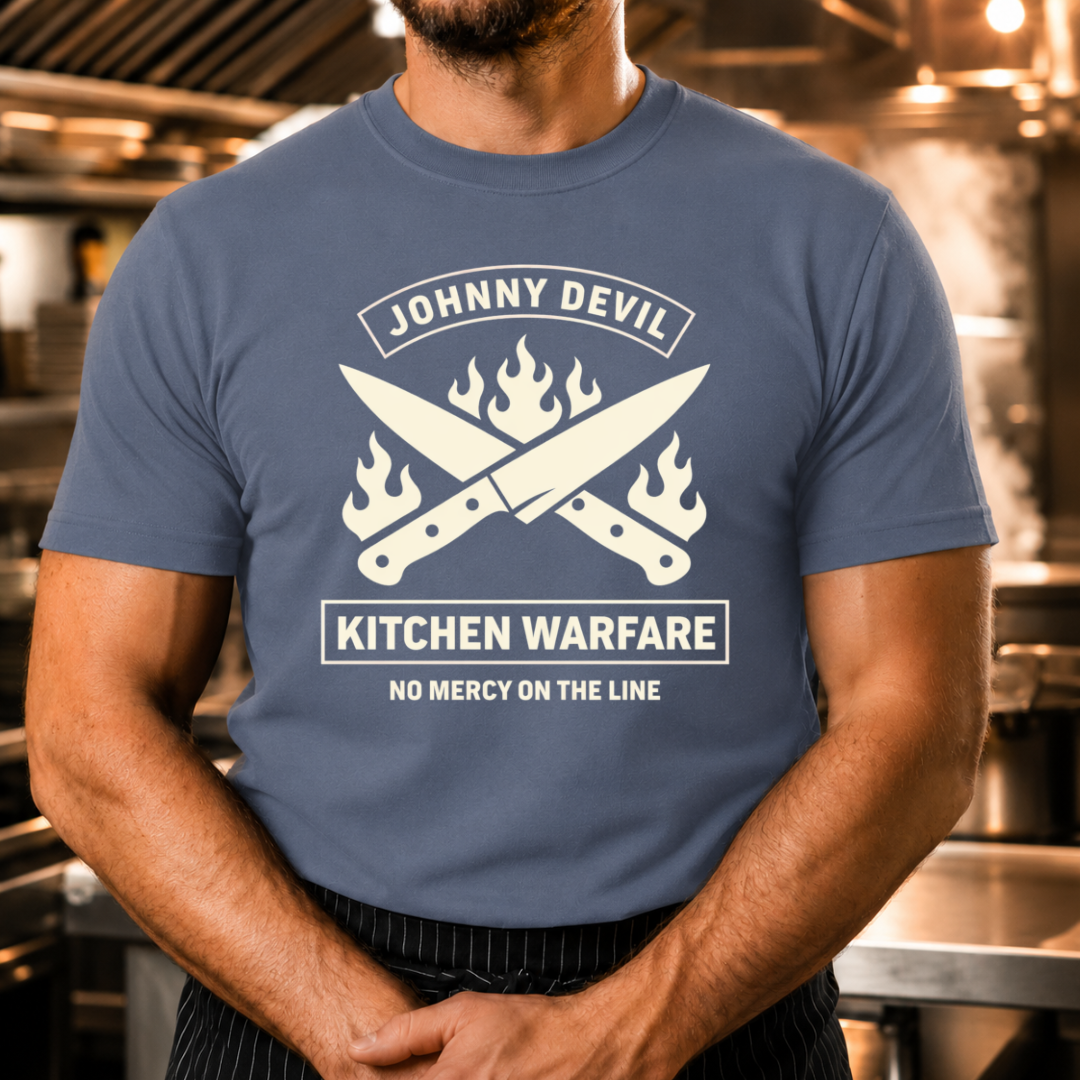 Kitchen Warfare Crossed Knives T-Shirt