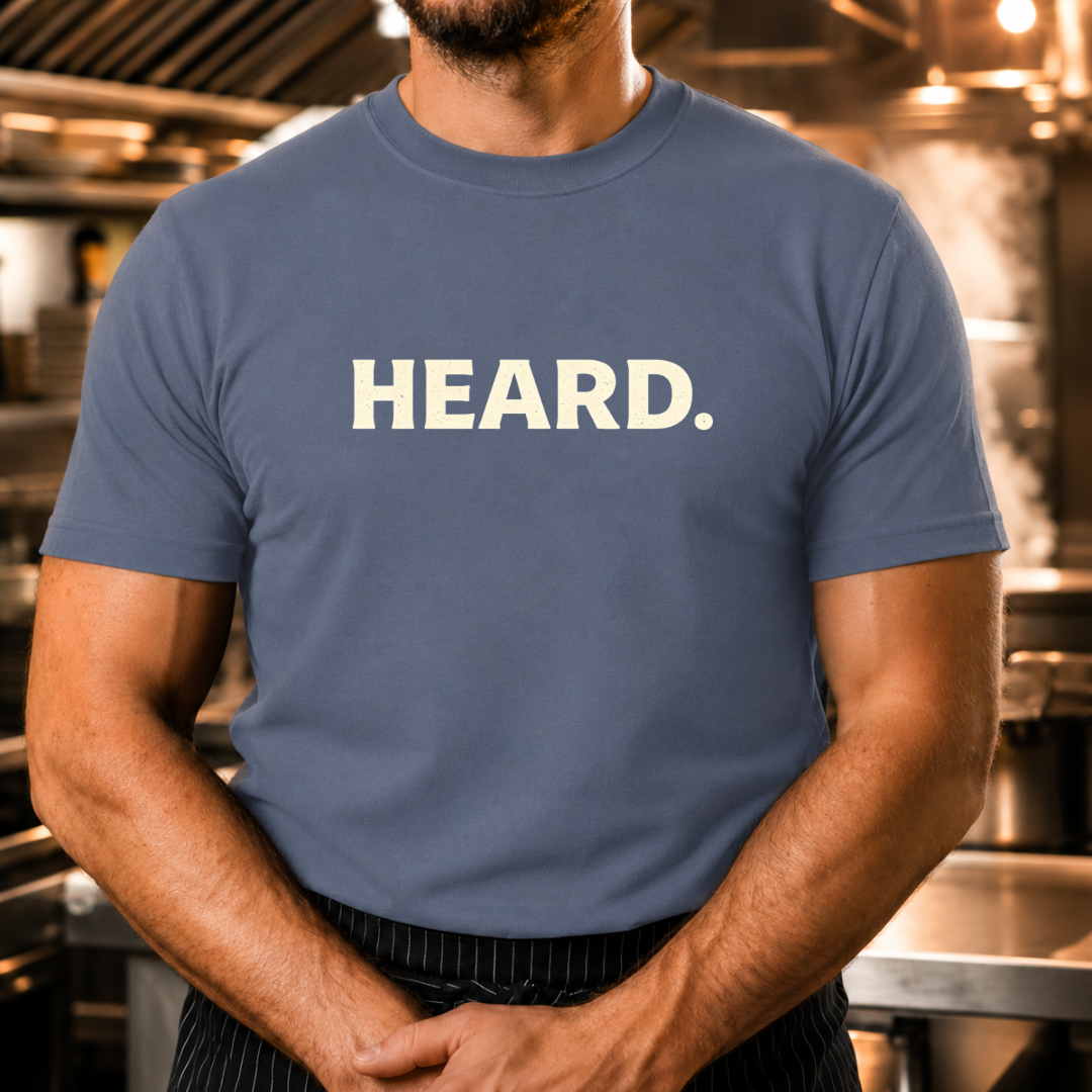 Heard - Bold Text T-Shirt