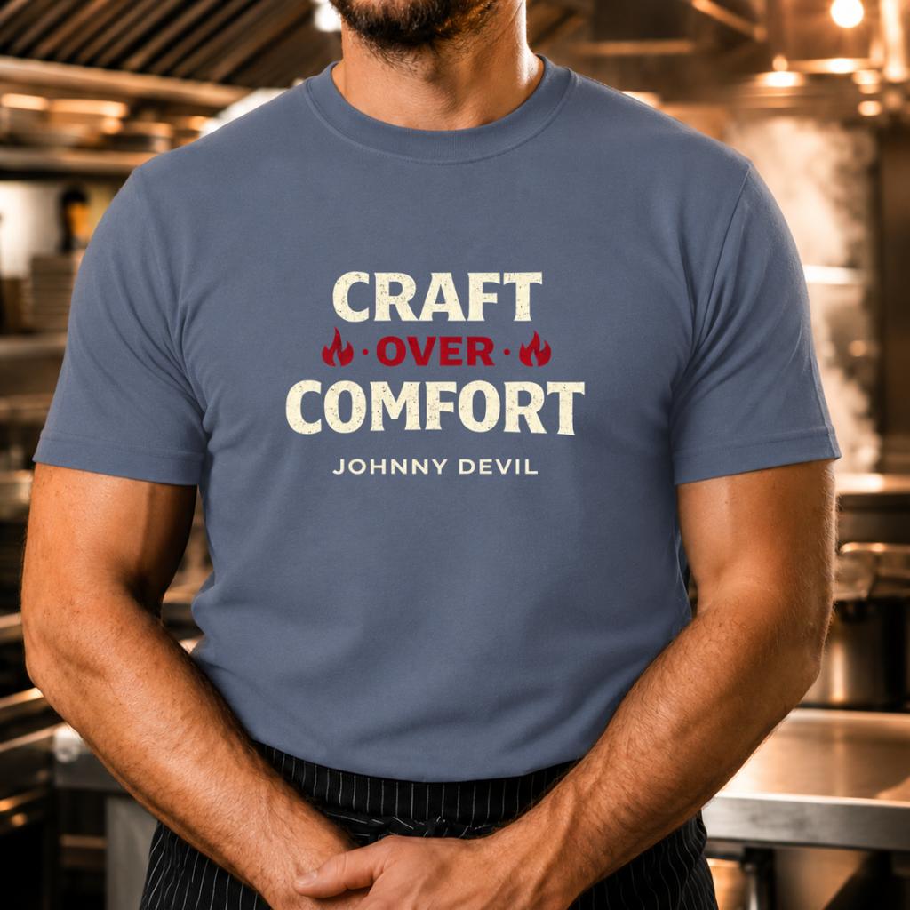 Craft Over Comfort - Bold Text T-Shirt